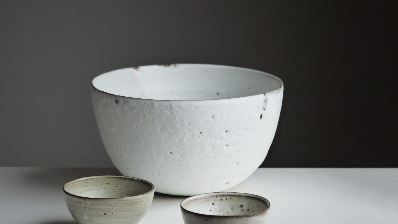 image of three bowls of varying sizes